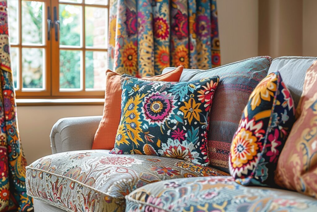Astuces pour bien associer rideaux et coussins