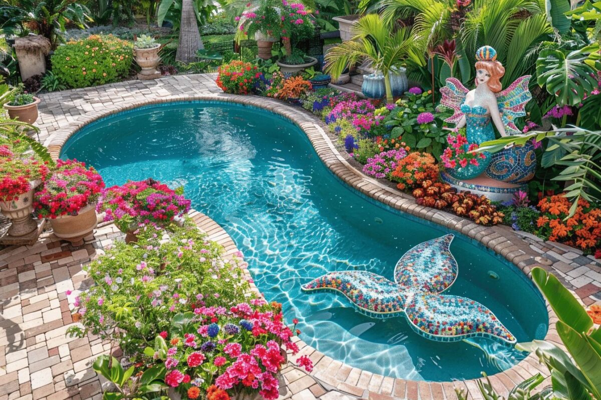 Assurer les éléments décoratifs d’une piscine ou d’un jardin paysager