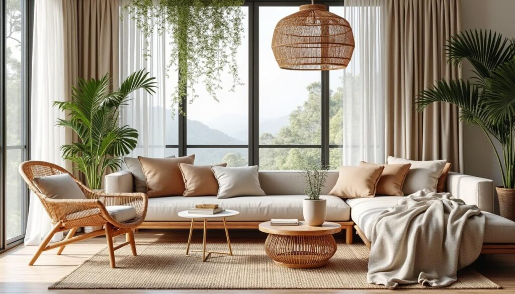 découvrez comment associer rotin, bambou et lin pour créer un intérieur bohème chic moderne, alliant naturel et élégance avec style et authenticité.