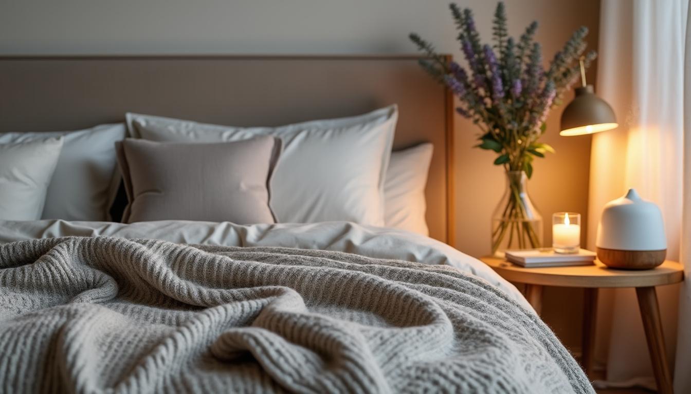 découvrez comment associer textures et senteurs pour créer une chambre apaisante, idéale pour un sommeil réparateur et une ambiance relaxante.