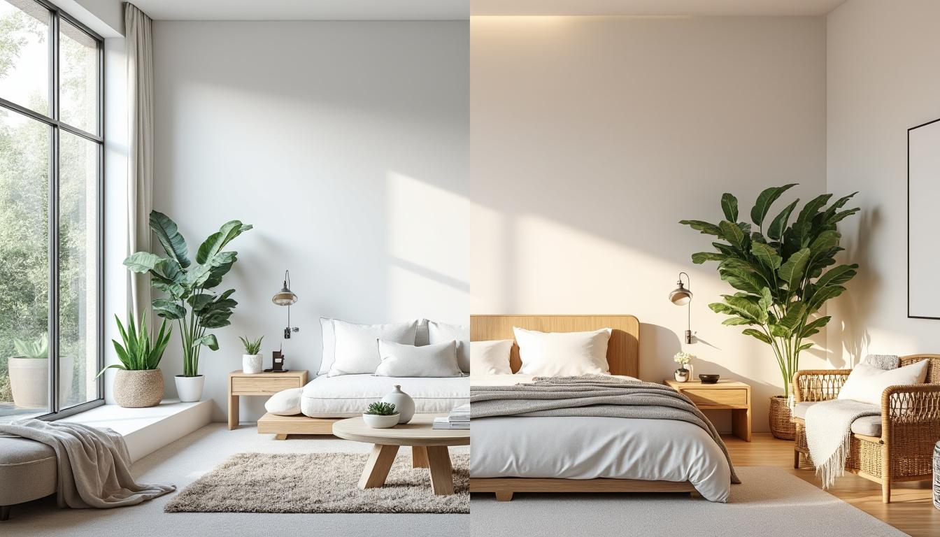 découvrez comment choisir entre le blanc pur et le blanc cassé en fonction de chaque pièce pour créer une ambiance harmonieuse et adaptée à votre intérieur.