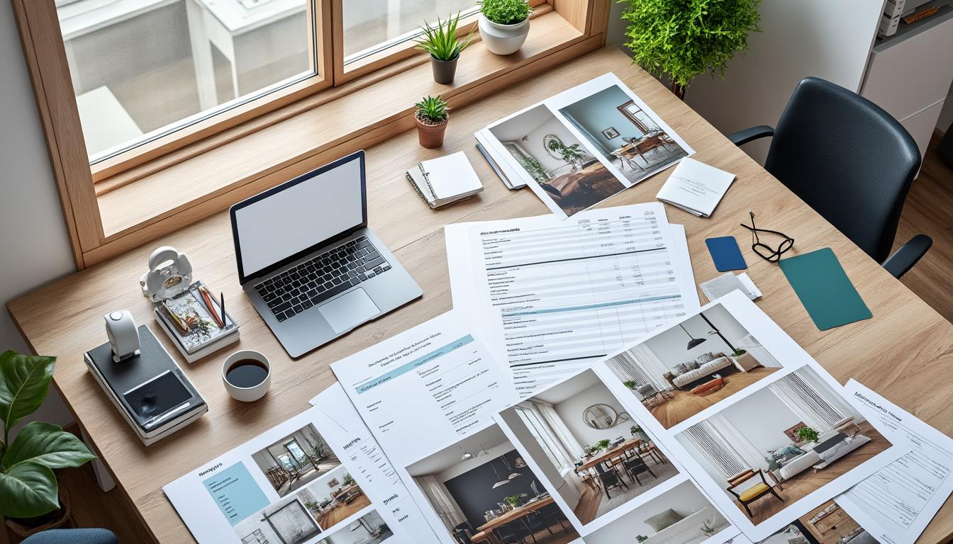 découvrez comment rassembler photos, inventaire et factures pour créer un dossier complet et solide pour votre projet de décoration.