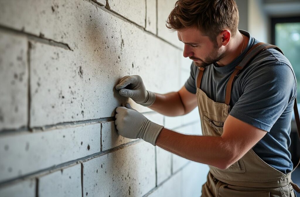 Soigner les joints de la pierre intérieure pour un rendu haut de gamme